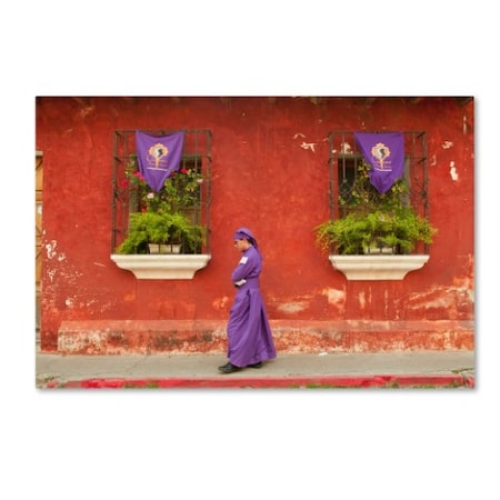 Robert Harding Picture Library 'Woman In Purple' Canvas Art,12x19